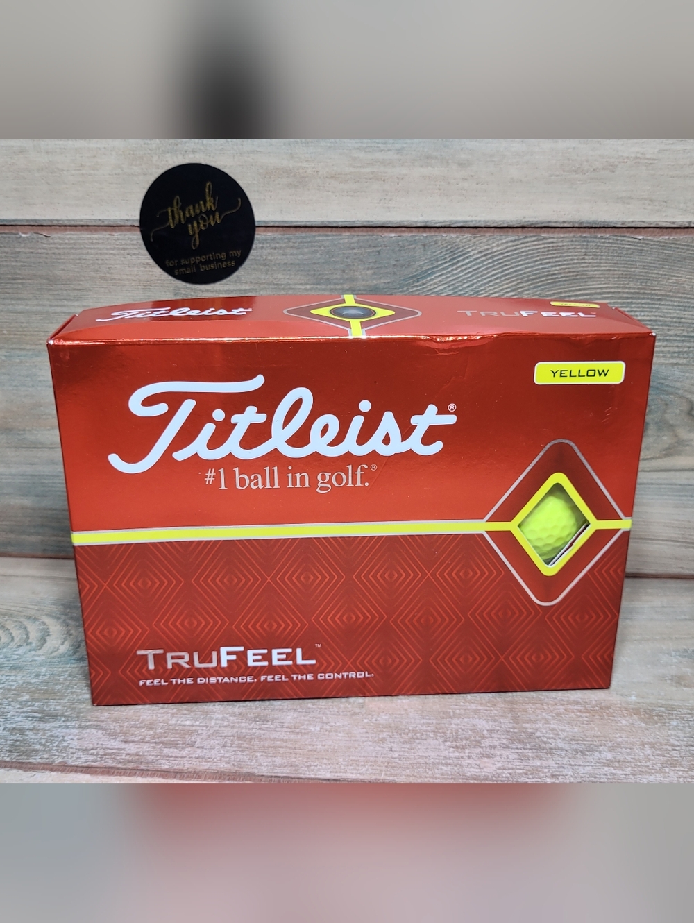 Titleist TruFeel Yellow Golf Balls 12 Count